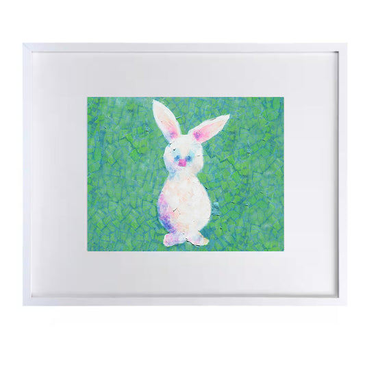 Cute Bunny Print for Nursery or Kids Room