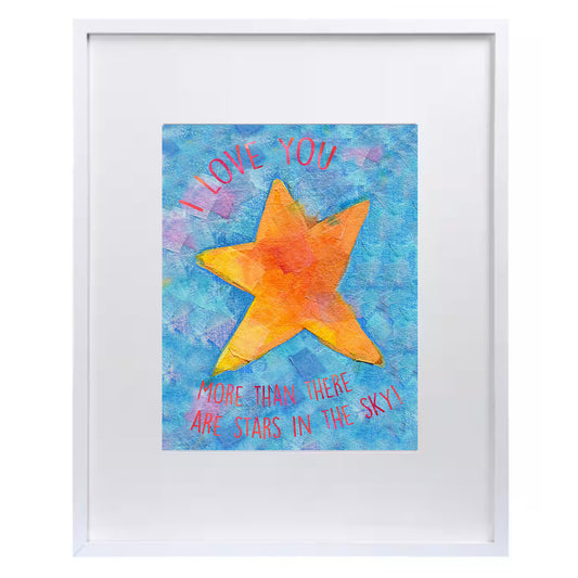 I Love You More Than There Are Stars in the Sky Print