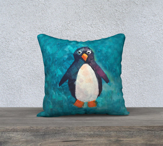 Plush Penguin Pillow