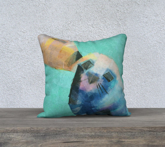 Baby Seal and Mommy Seal Throw Pillow