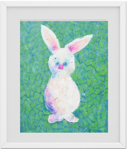 Printable Cute Bunny Print for Nursery or Kids Room