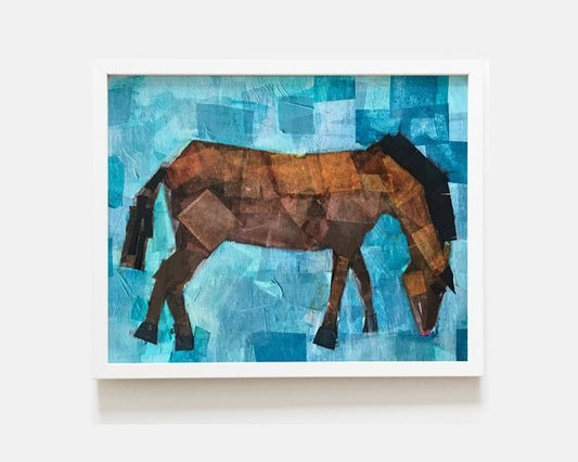 Brown Horse Nursery Wall Art